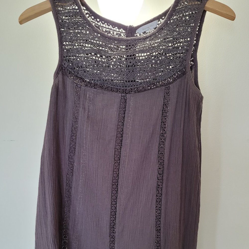 Garnet Hill gray tunic